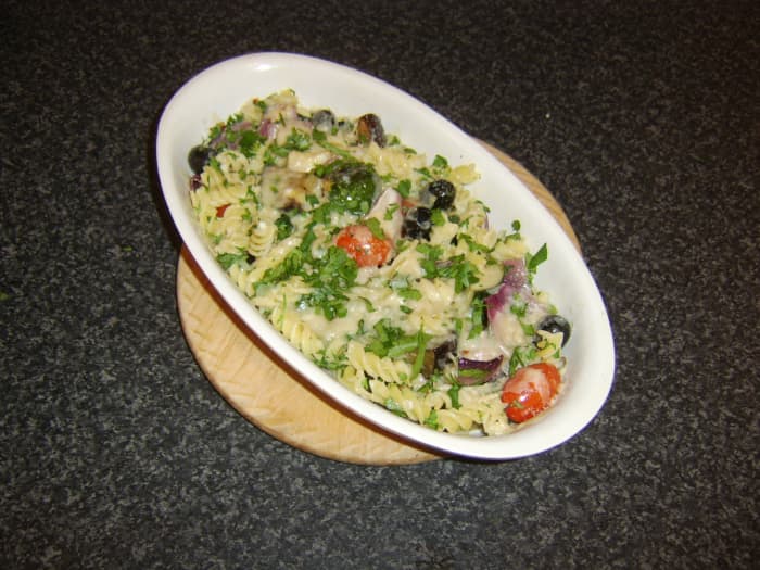 Fusilli with roasted Mediterranean vegetables and parmesan is one of the recipes featured on this page
