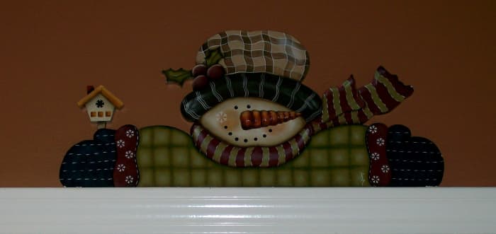 Door or window topper painted by Patty Sypek/design by Terrye French