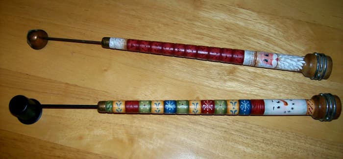 Candle snuffers painted by Patty Sypek/design by Chris Haughey
