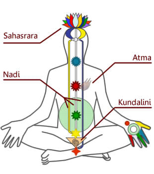 This image is one illustrating kundalini yoga, but it also demonstrates nicely a pose that is excellent for practicing meditation, and the straight alignment you should aim for in your posture.