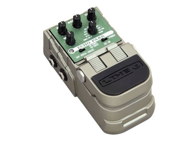 The Line 6 Tone Core Echo Park delay pedal provides players with great-sounding models of digital, analog, and tape echo units.
