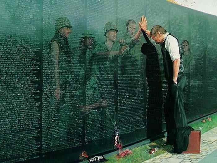 The U.S. Vietnam War Memorial Commemorating the Loss of 58,152 Souls in the War