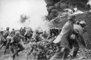Fighting in France in World War 1