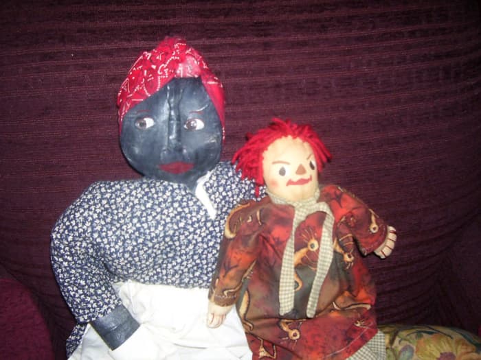 Many dolls Sybil made, such as these, were never for sale. Holding special significance in the heart of their creator, they became part of the artist's personal collection.