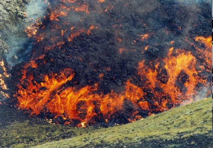 Photos taken in 1973 by Knud Bach Madsen from Vanløse, Denmark, of the eruptions on Heimaey, Iceland.