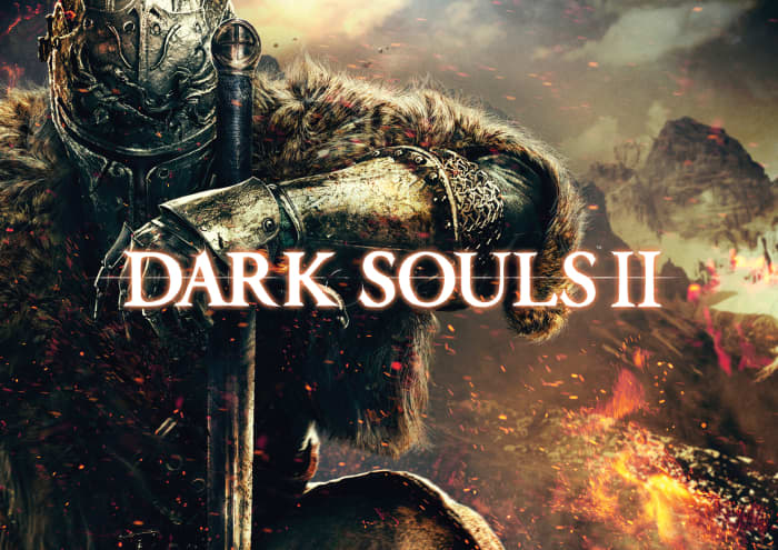 Official art work for Dark Souls 2 showing the Faraam Armor.