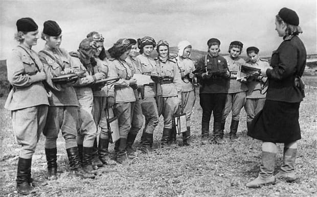ATA women were not allowed to engage in combat but these Russian women (Night Witches) were given outdated aircraft but were feared by the Germans as a force to be reckoned with.