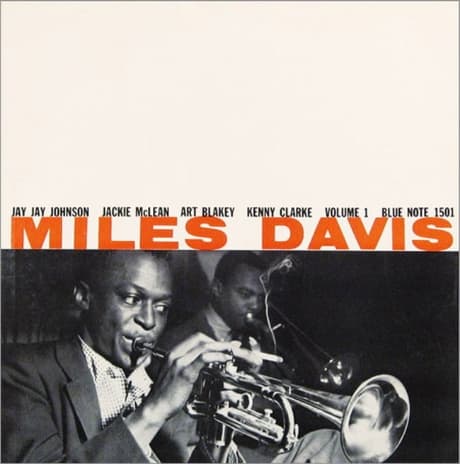 Miles Davis, vol. 1 Blue Note Records BLP 1501 12" LP Vinyl Record (1955) Album Cover Design by John Hermansader, Photo by Francis Wolff