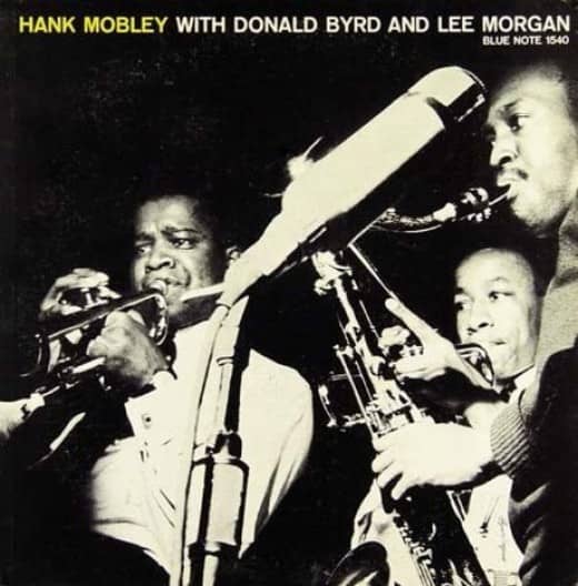 Hank Mobley "With Donald Byrd and Lee Morgan" Blue Note Records BLP 1540 12" Vinyl Record (1956) Album Cover Design by Reid Miles Photo by Francis Wolff
