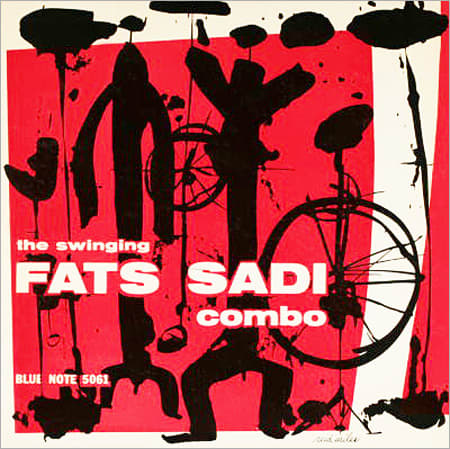 Fats Sadi Combo "The Swinging Fats Sadi" Blue Note Records BLP 5061 10" LP Vinyl Microgroove Record (1955) Album Cover Design by Reid Miles