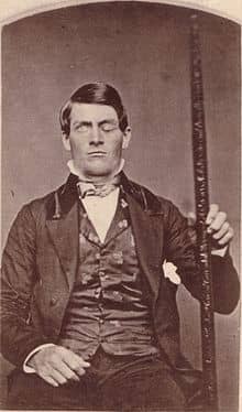 The second known portrait of Phineas Gage after he had recovered from his injuries