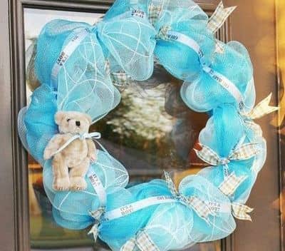 Baby Shower Wreath