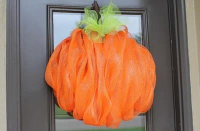 Pumpkin Door Hanger