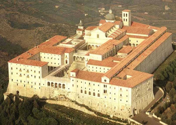 The Benedictine abbey of Monte Cassino would find itself on the front line, the hill on which it stood used by German artillery observers