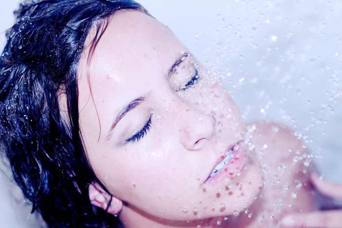May Shower Symbolize Our Naked Freedom from all Imaginary Authorities Allowing Them to Go down the Drain of Our Carefree Spirit