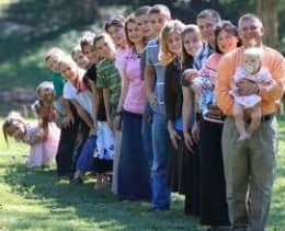 To some, having large families is part of tradition. Others feel that an authentic family consists of lots of children. They feel that they are leaving a permanent, timeless legacy