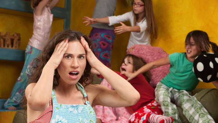It is next to impossible for parents to effectively raise a large family by themselves. Children far outnumber parents. It is not unusual in large families for oldest/older children to either help raise or fully raise siblings.