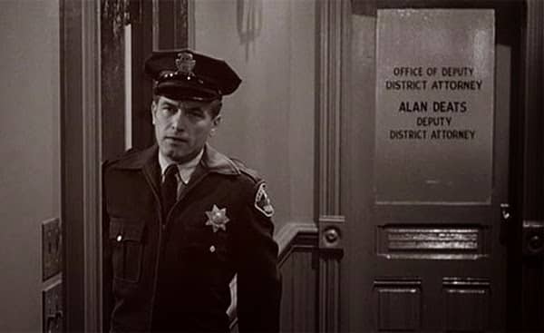 RIP Ted Knight (1923 - 1986) | Ted Knight in His Cameo Appearance in the end scene of Alfred Hitchcock's film. "Psycho