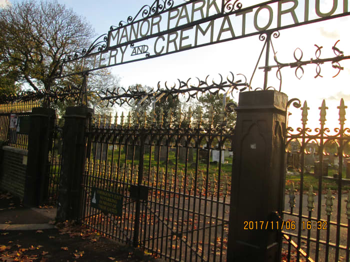 The view from the other direction, where Whitta Road bends northwards past the Co-operative Funeral Service premises