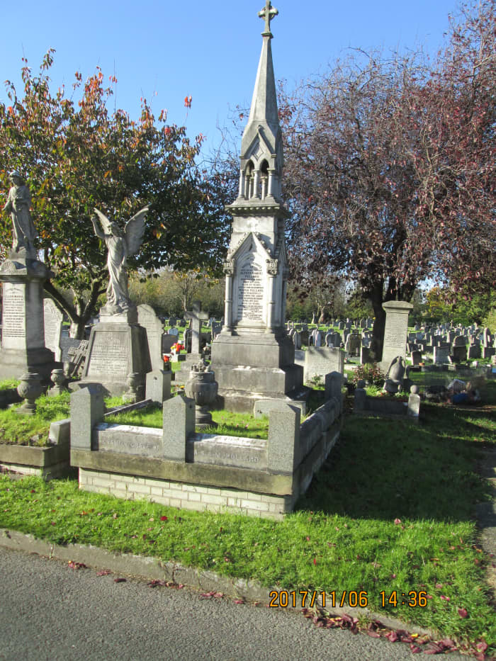 Weeping angels abound, in memory of those who 'fell asleep' or 'passed away'. The phrasing followed Victorian and Edwardian fashion. Only later did people 'die', although older phrases crept back into use