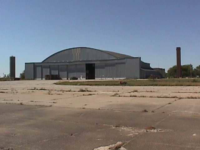 This is the last standing hanger on the base. At the time of this story, there were three of these in a line from north to south. All were included in the search as was the rest of the base area.