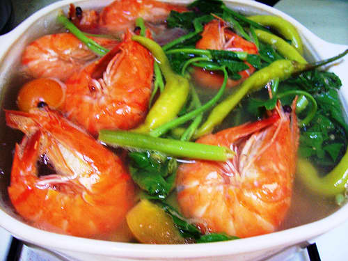 Shrimp in Sour Broth (Sinigang na Hipon) (Photo courtesy by diamonds in the soles of her shoes from Flickr)