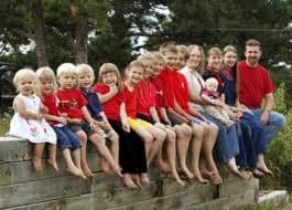 Coupled w/lower educational level is religiosity. Many parents of large families feel that birth control is unnatural, not preordained.They adopt a more passive approach re:having children.Theyfeel that God should DECIDE the # of children, not them.