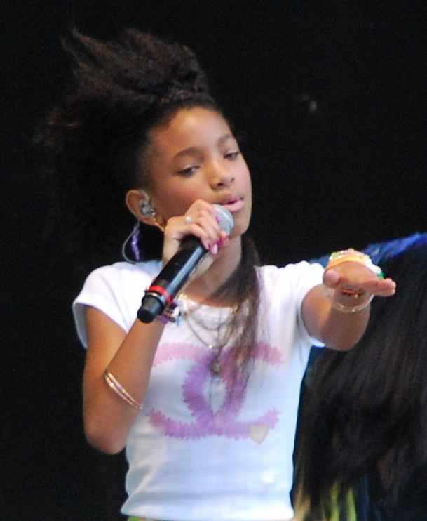 "Willow Smith 2011" by Joe WarminskyUploaded by MyCanon - Willow Smith. Licensed under Creative Commons Attribution 2.0 via Wikimedia Commons - http://commons.wikimedia.org/wiki/File:Willow_Smith_2011.jpg#mediaviewer/File:Willow_Smith_2011.jpg