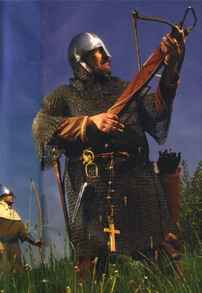 Norman crossbowman - the early crossbows were very simple but effective against an enemy largely unfamiliar with such weaponry