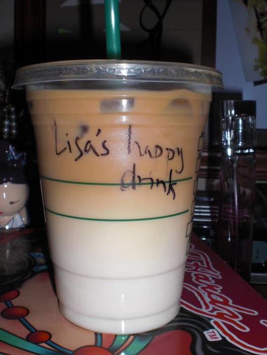Iced Caramel Macchiato Ristretto. My favorite Starbucks drink - outside of Seattle I often have to ditch the Starbucks terminology and tell them just how to make it.