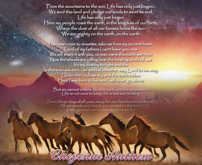 This song written and performed by the band Kansas (People of the South Wind) is a great tribute to the Native American culture.