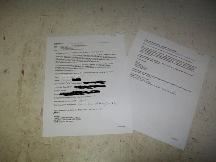 i carefully redacted my personal info,... but to prove i'm a good sport, i did leave you my jeans size.