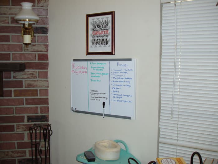 Courtesy of my wonderful husband who just loves to buy me things he knows I'll use. He was beaming with pride when I hung this up!