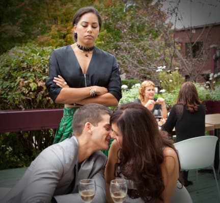 You will always have to deal with the ex wife at some point. After all, she still has influence over him and can disrupt your dating any time.