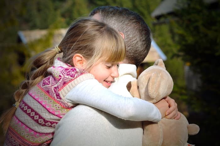 There's no room for you in this picture. It's HER daddy and she's his and not yours.