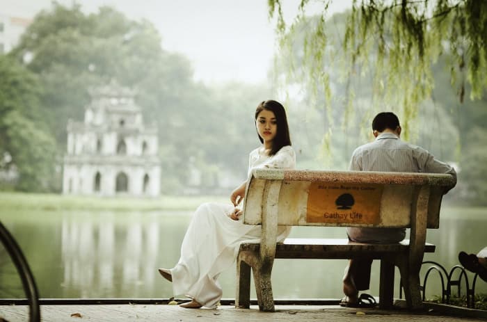 This is what your life will be. Always sad on one end and the highest title you'll ever achieve is "the girlfriend."