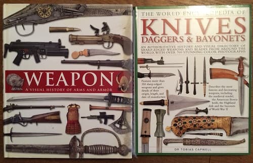 There are many books out there about weapons which are enjoyable to read and provide great pictures.