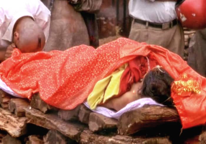According to Hindu belief, when a person dies, his/her soul will take another birth and continue to exist on the earth.