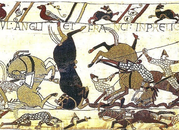 Chaos on Caldbec Hill, known to the Normans as 'Sanguelac' (Senlac) Lake of blood - Both Williams survived the carnage intact