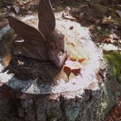 I call these tree stump gnome homes, but I imagine a fairy would fancy them as well or even some pixies.