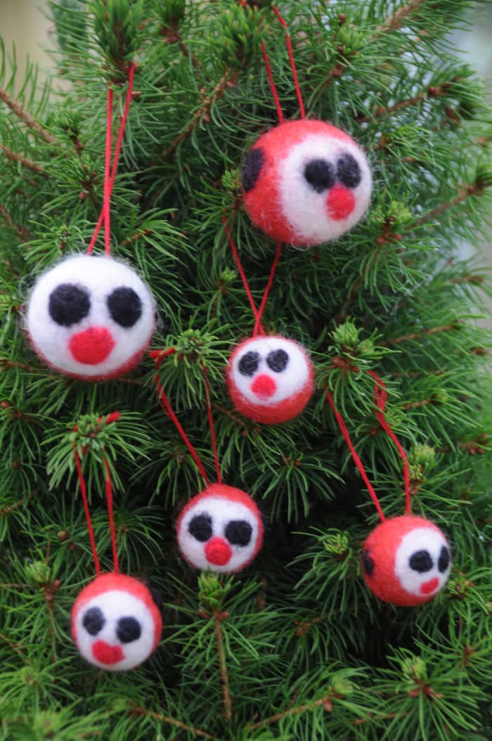 How To Wet Felt Xmas Tree Decorations Hubpages