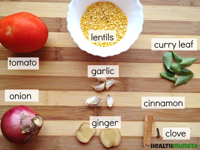 These are some of ingredients needed for the moringa soup. The moringa, turmeric and salt are not shown here.