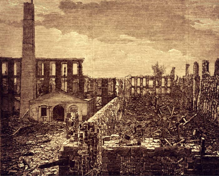 According to one resident, ‘They left the town in ruins, a smoking mass of coals and ashes over which Desolation reigned supreme.’ Federals duplicated that outrage at Vernon, leaving nothing to rebuild.