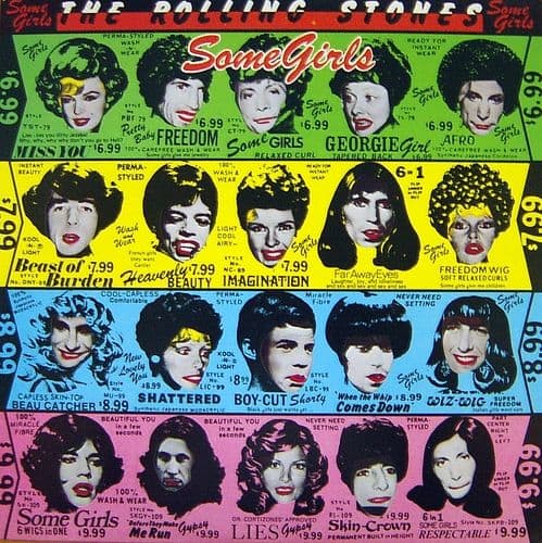 The Rolling Stones "Some Girls" Rolling Stones Records COC 39108 12" LP Vinyl Record (1978) Album Cover Art & Design by Peter Corriston