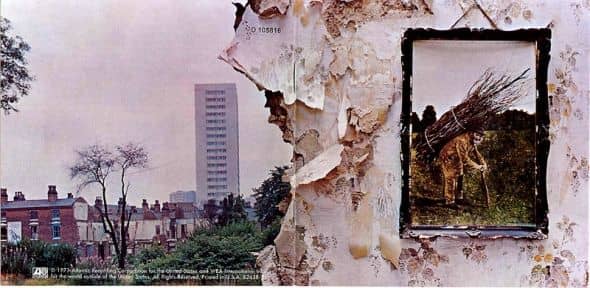Led Zeppelin "Led Zeppelin IV" Atlantic Records SD 7208 12" Vintage Vinyl LP Record 1971 Gatefold Album Cover Design by Jimmy Page