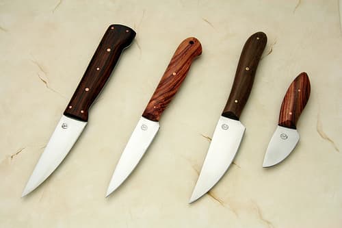 Different Paring Knives - Last One is for Deboning Birds while Leaving the Skin and Meat Intact (Photo courtesy by morphblade from Flickr)