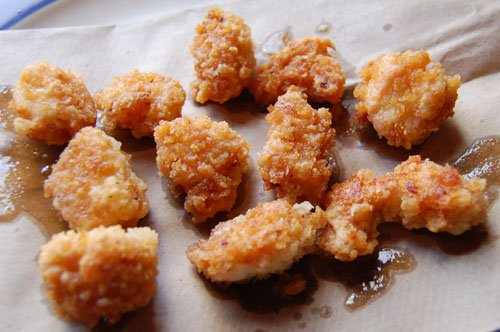 I think the recipe on this page makes the best pop corn chicken you will ever eat. If you make it please post a comment below.