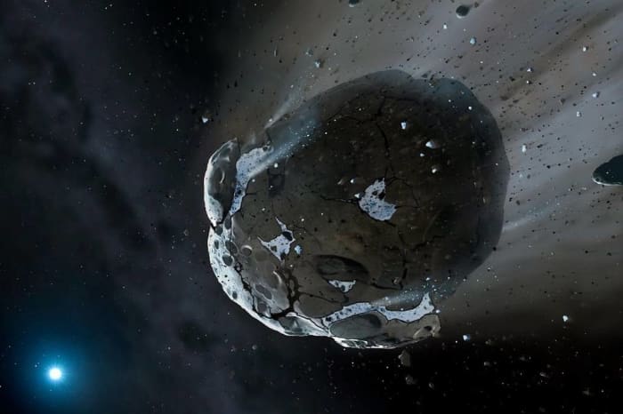Asteroid 2014-YB35 An asteroid that is 1,000-metres wide is set to skim past Earth, travelling at more than 23,000 mph. The rock, named 2014-YB35, will pass by relatively close to Earth at the end of March 2015. But that is 2.8 million miles away, 11