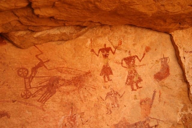 Sahara Desert's Magnificent Cave Paintings, and the oldest of these are more than a 100 centuries old