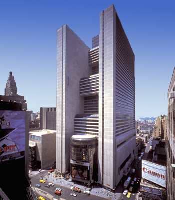 New York Marriott Marquis, site of the 2008 "International Conference On Climate Change," organized by the Heartland Institute.